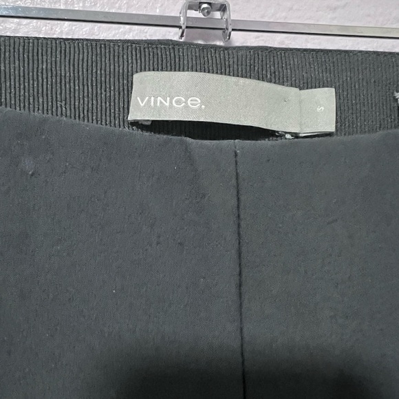 Vince dark gray stitch seam ponte leggings with Wide Waistband SMALL - Picture 2 of 11